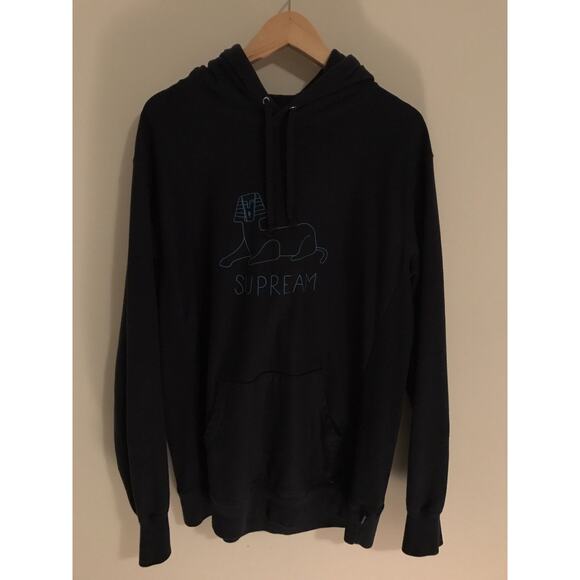 Supreme SS2013 Navy Blue Schminx Hoodie - Picture 1 of 6